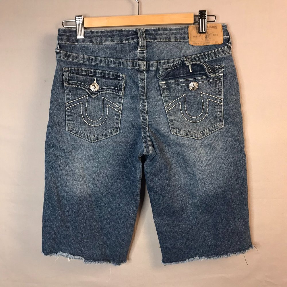 True Religion cut off jeans shorts